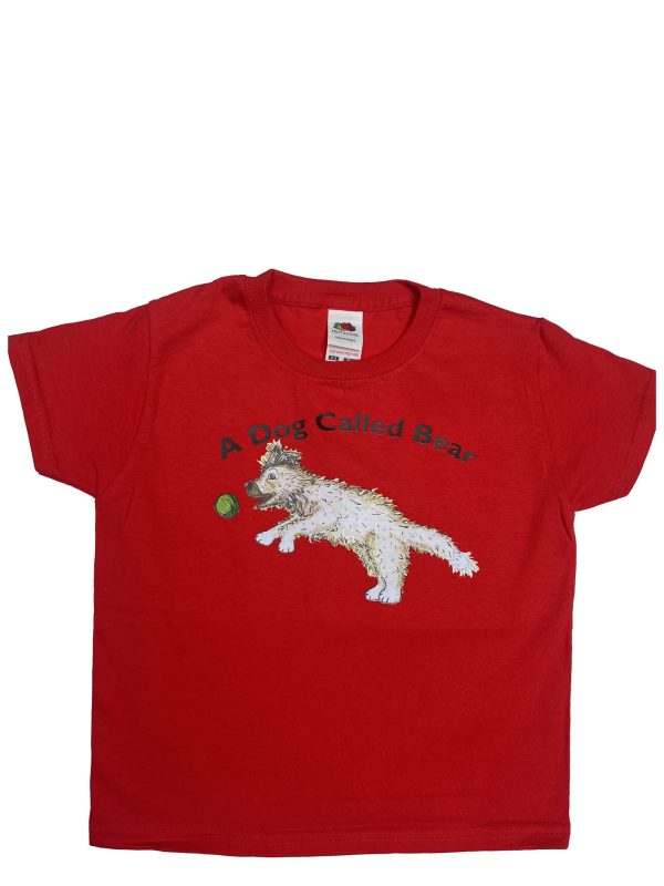 A Dog Called Bear red t-shirt