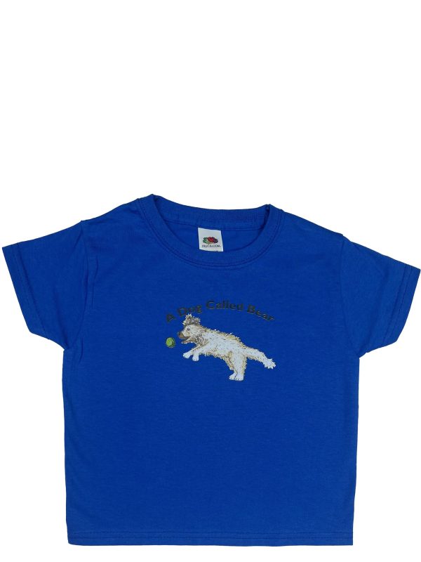 A Dog Called Bear royal blue t-shirt