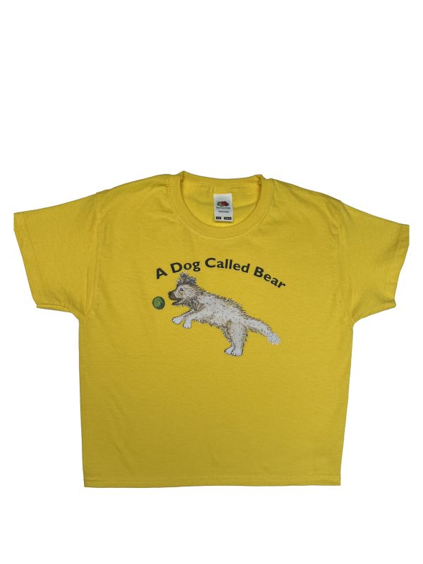 A Dog Called Bear yellow t-shirt